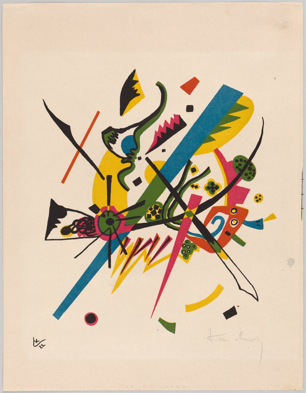 Kleine Welten I af Wassily Kandinsky