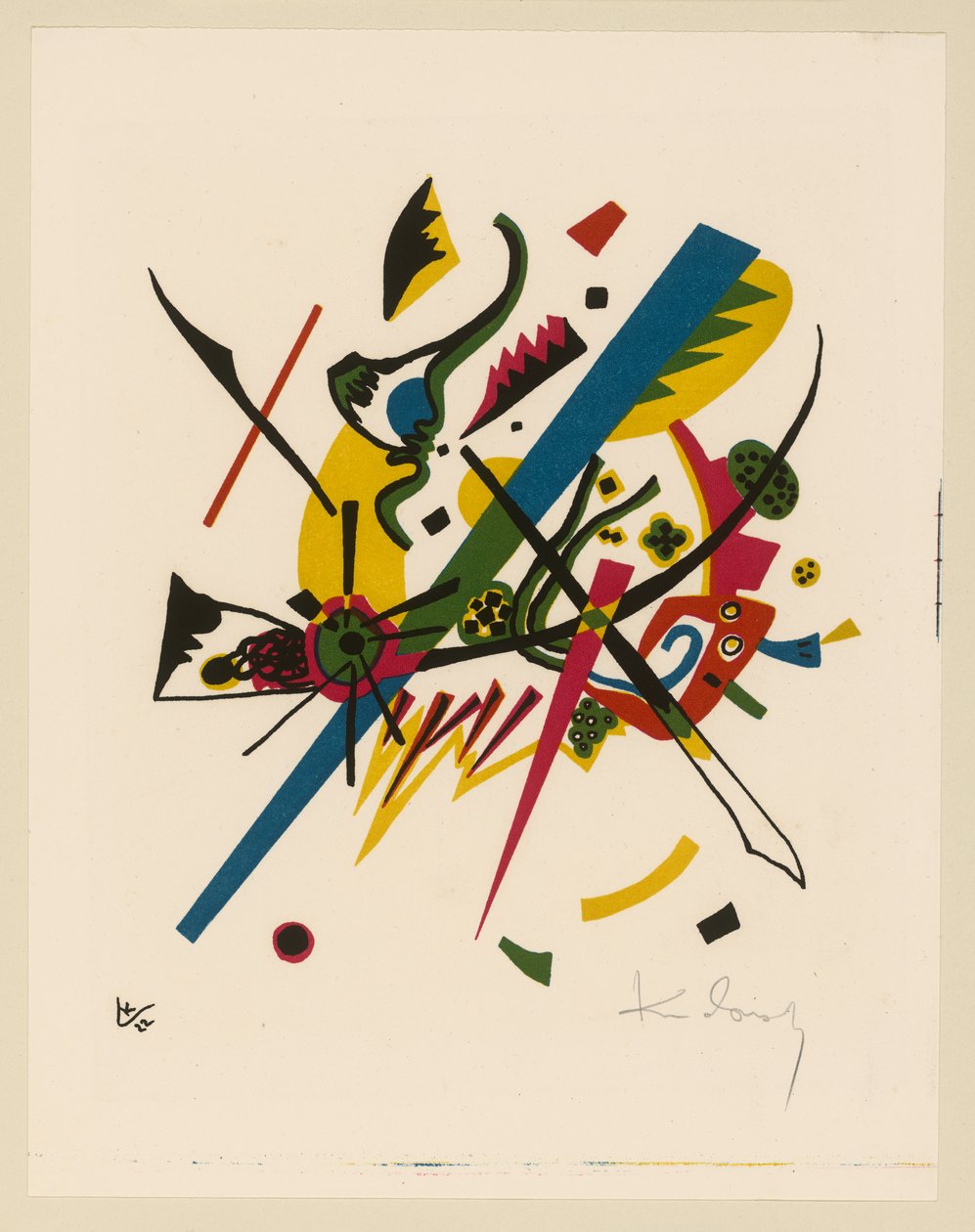 Kleine Welten I af Wassily Kandinsky