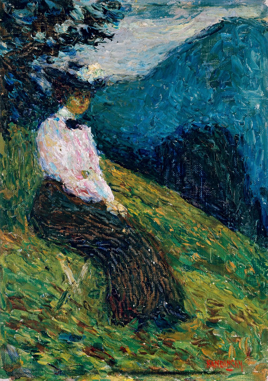 Kochel – Gabriele Münter af Wassily Kandinsky
