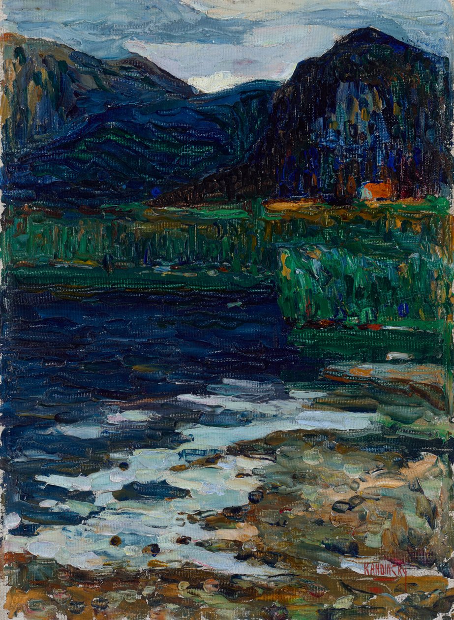 Kochel – Schlehdorf af Wassily Kandinsky