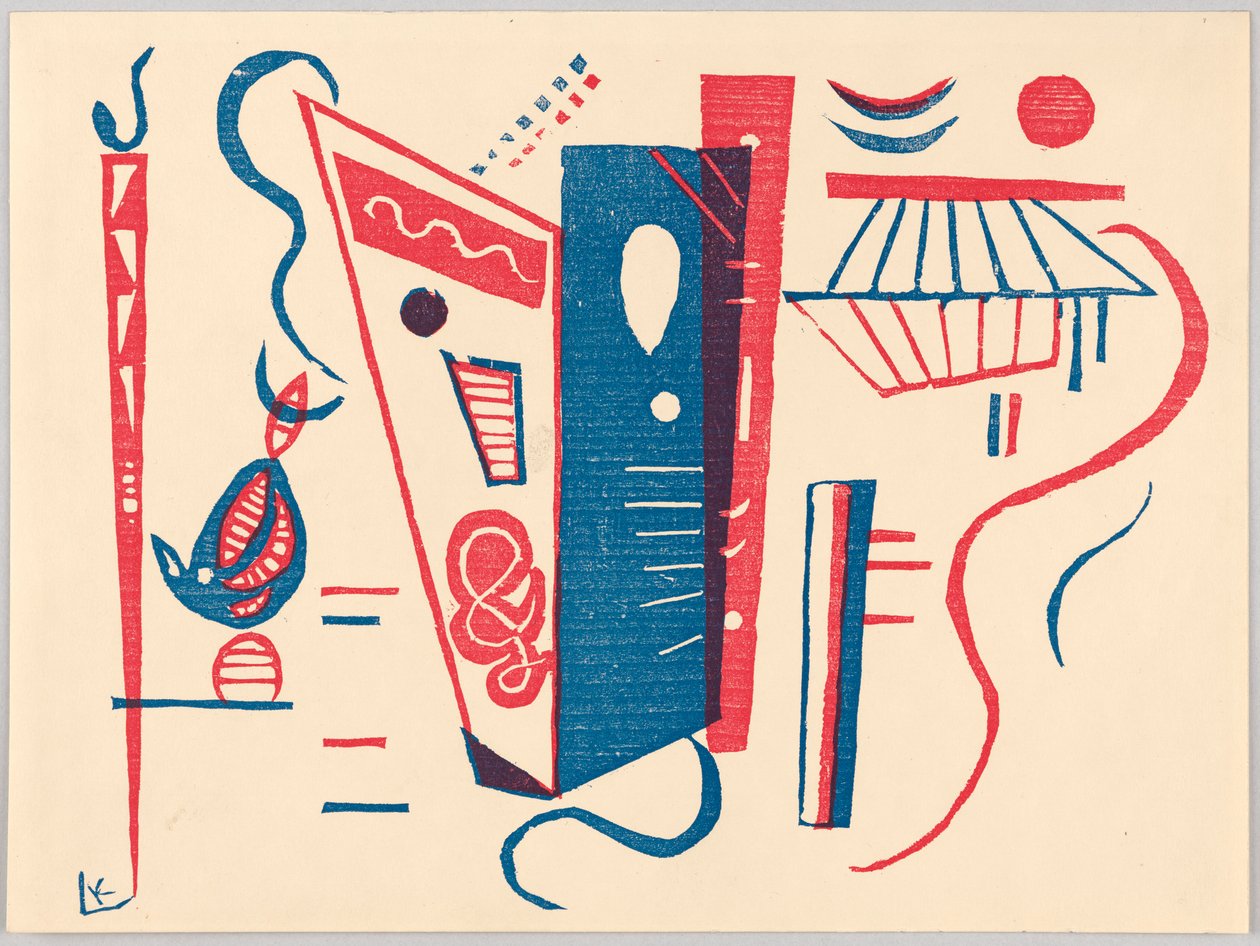 Komposition af Wassily Kandinsky