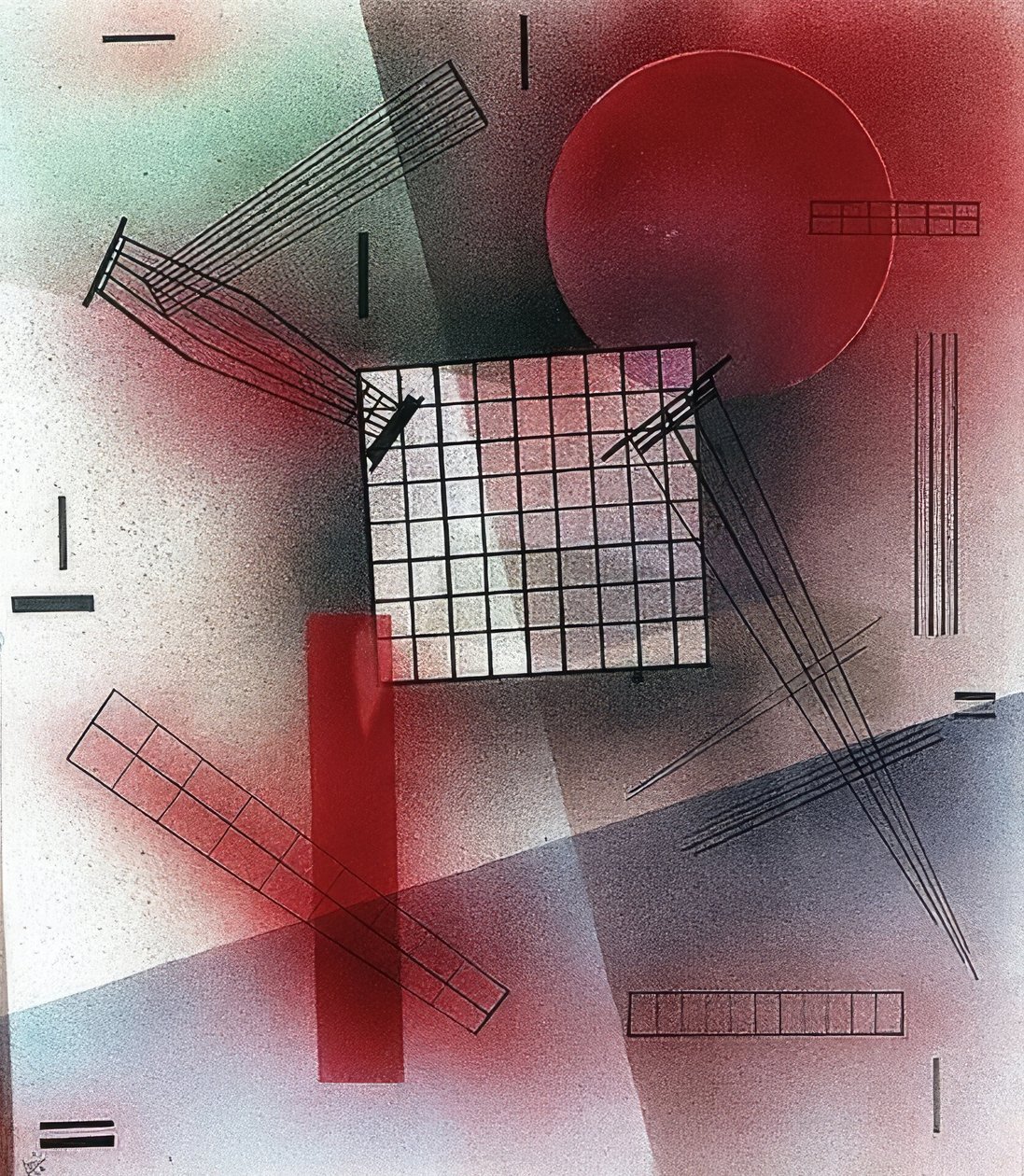 Komposition. Ca. 1920-44 af Wassily Kandinsky