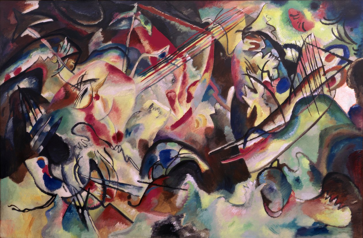 Komposition VI af Wassily Kandinsky