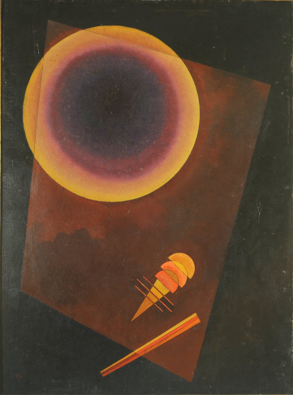 Kreis, cirkel med brun af Wassily Kandinsky