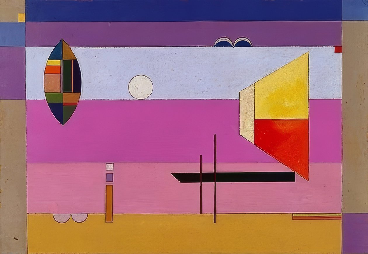Seje striber. 1930 af Wassily Kandinsky