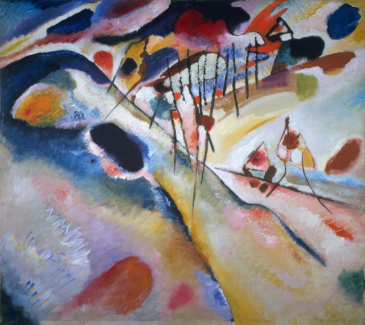 Landskab af Wassily Kandinsky