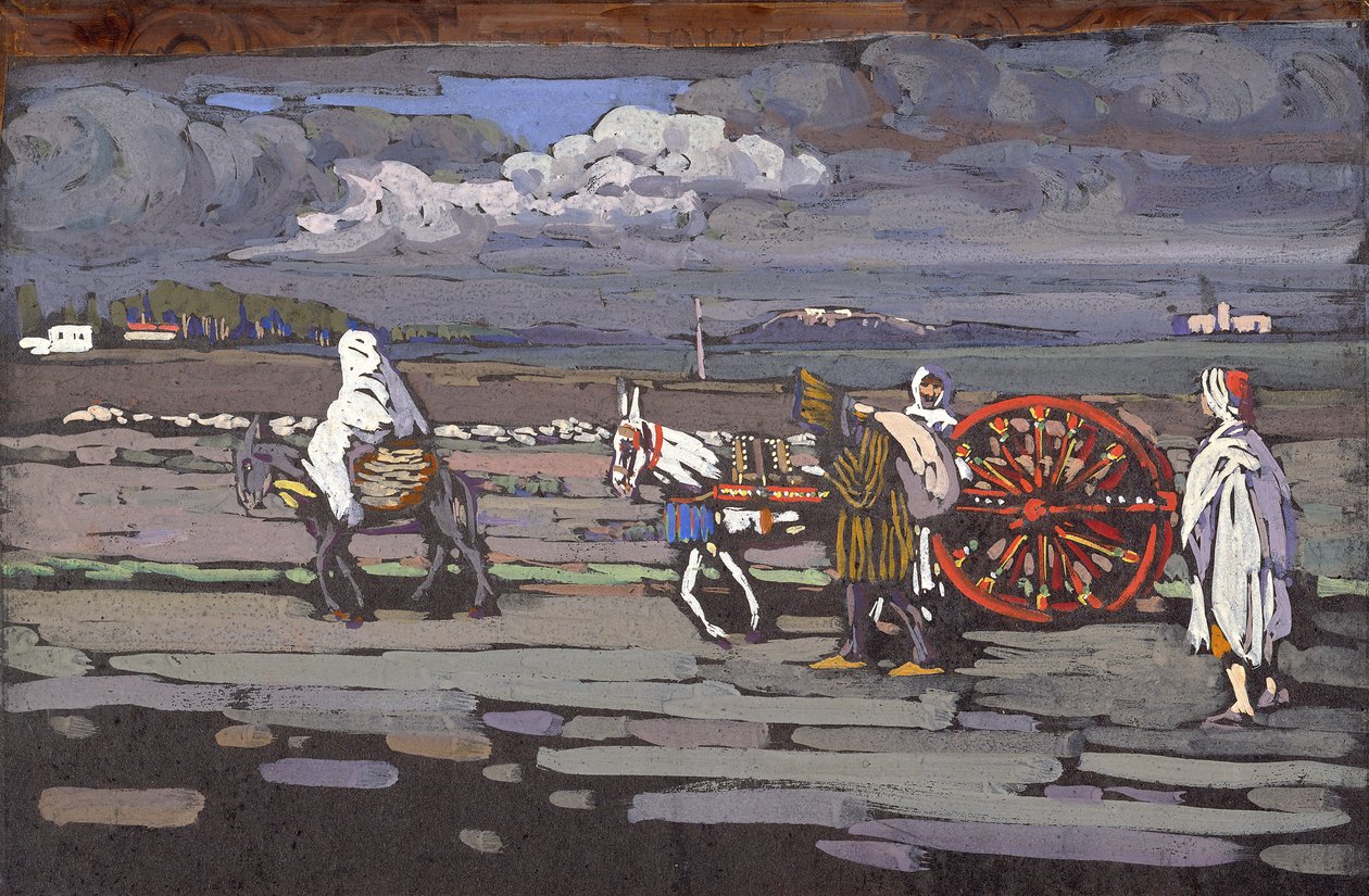 landevej af Wassily Kandinsky