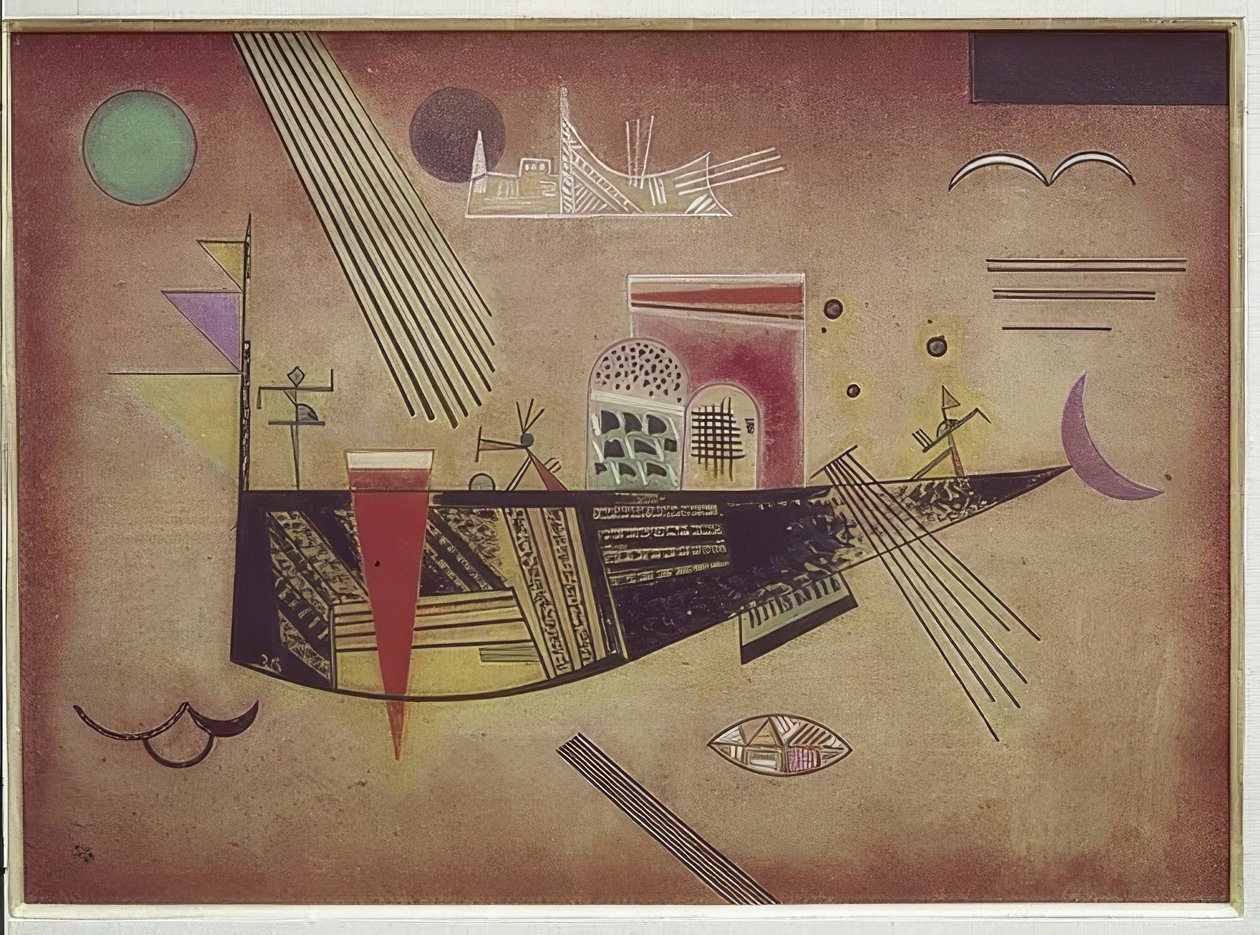 Moody. 1930 af Wassily Kandinsky