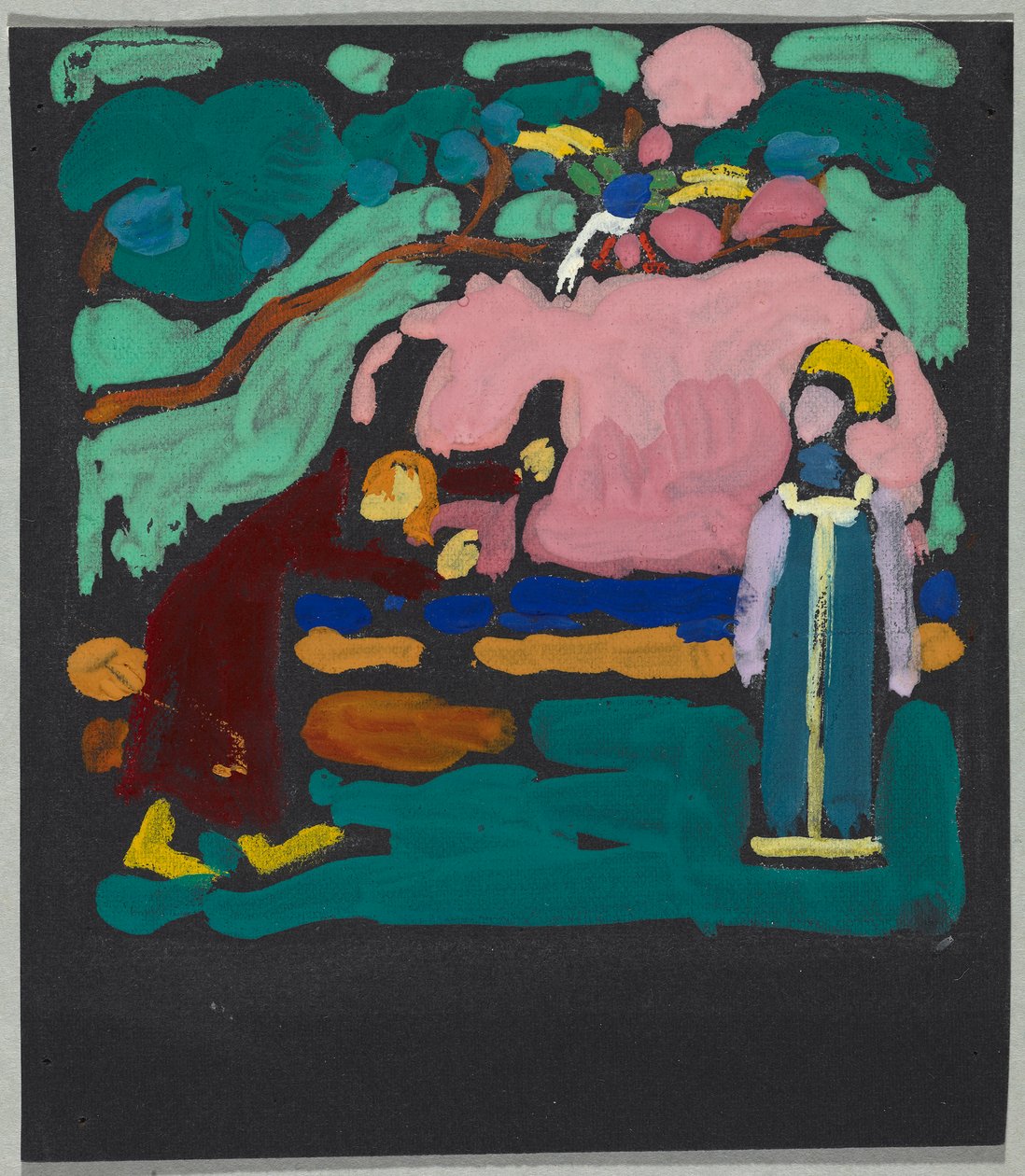 Lyre af Wassily Kandinsky