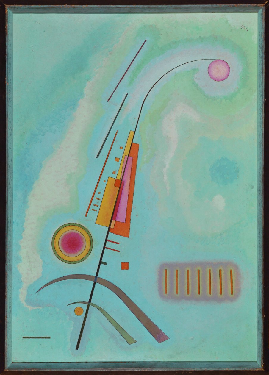 Letvægt (maleri på lærred) af Wassily Kandinsky