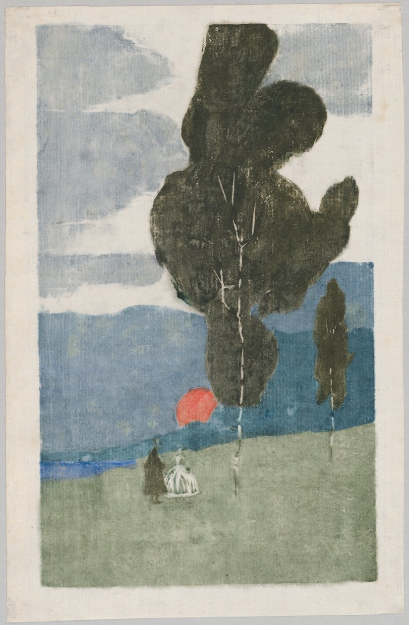 Måneopgang (jf. GMS 264) af Wassily Kandinsky
