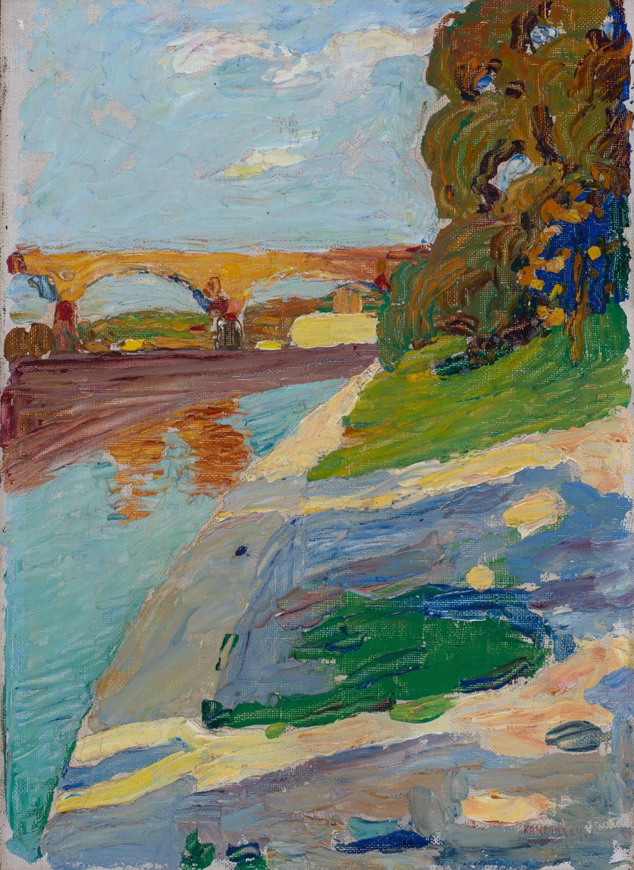München - Isar af Wassily Kandinsky
