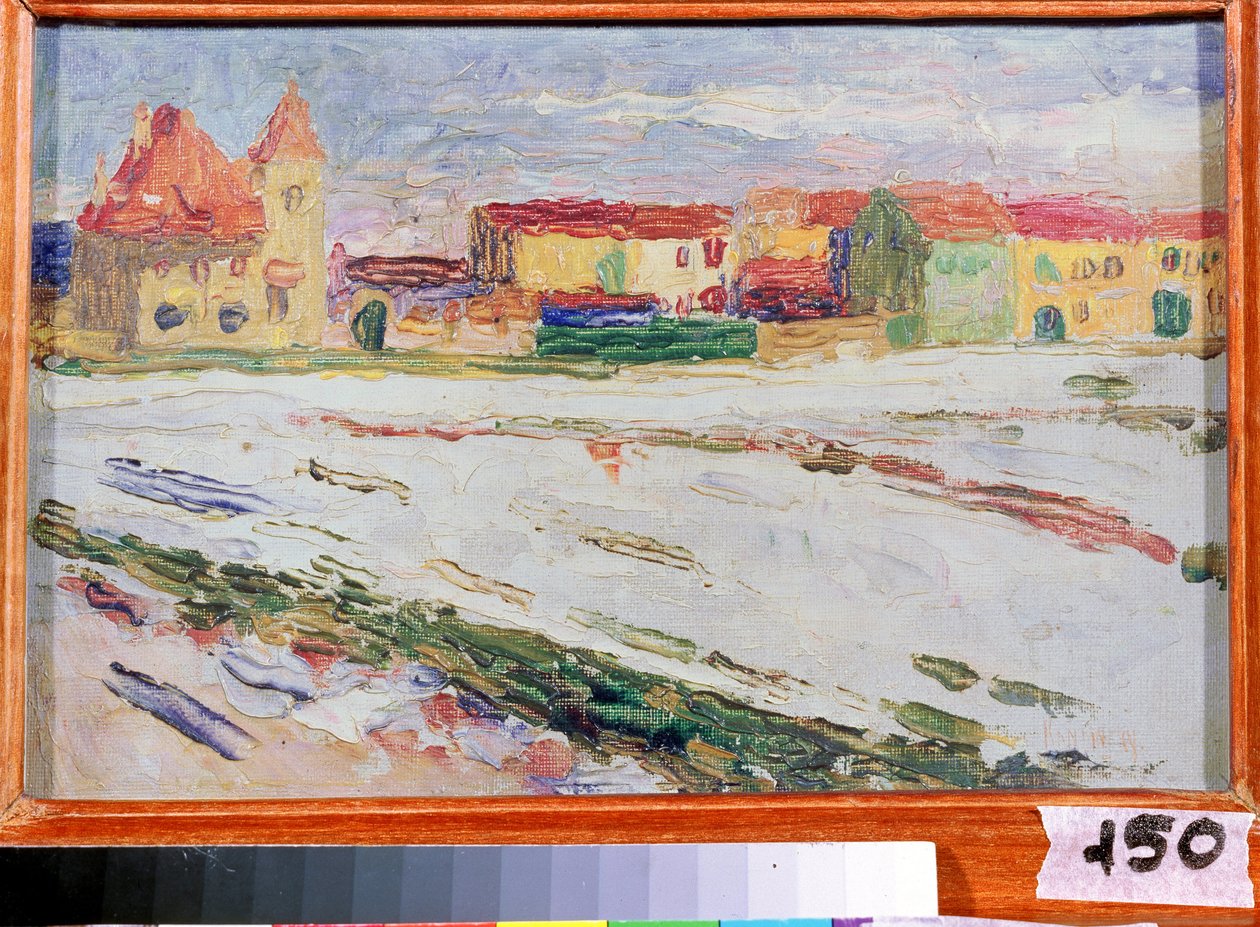 München (Allemagne) (München). Peinture de Vassily Kandinsky (ou Wassily Kandinski eller Kandinskij af Wassily Kandinsky