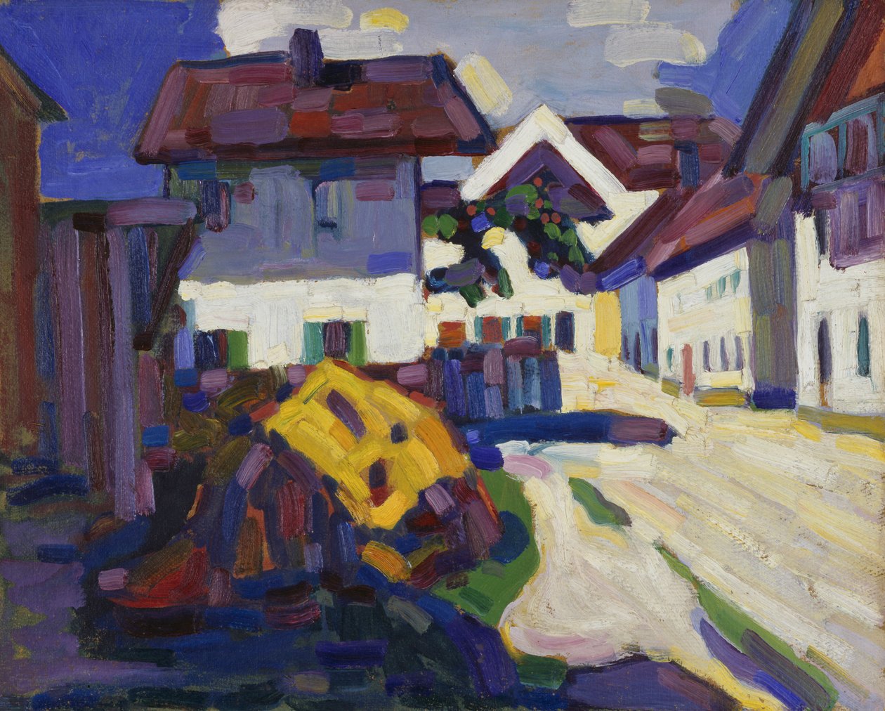 Murnau - Husgruppe af Wassily Kandinsky