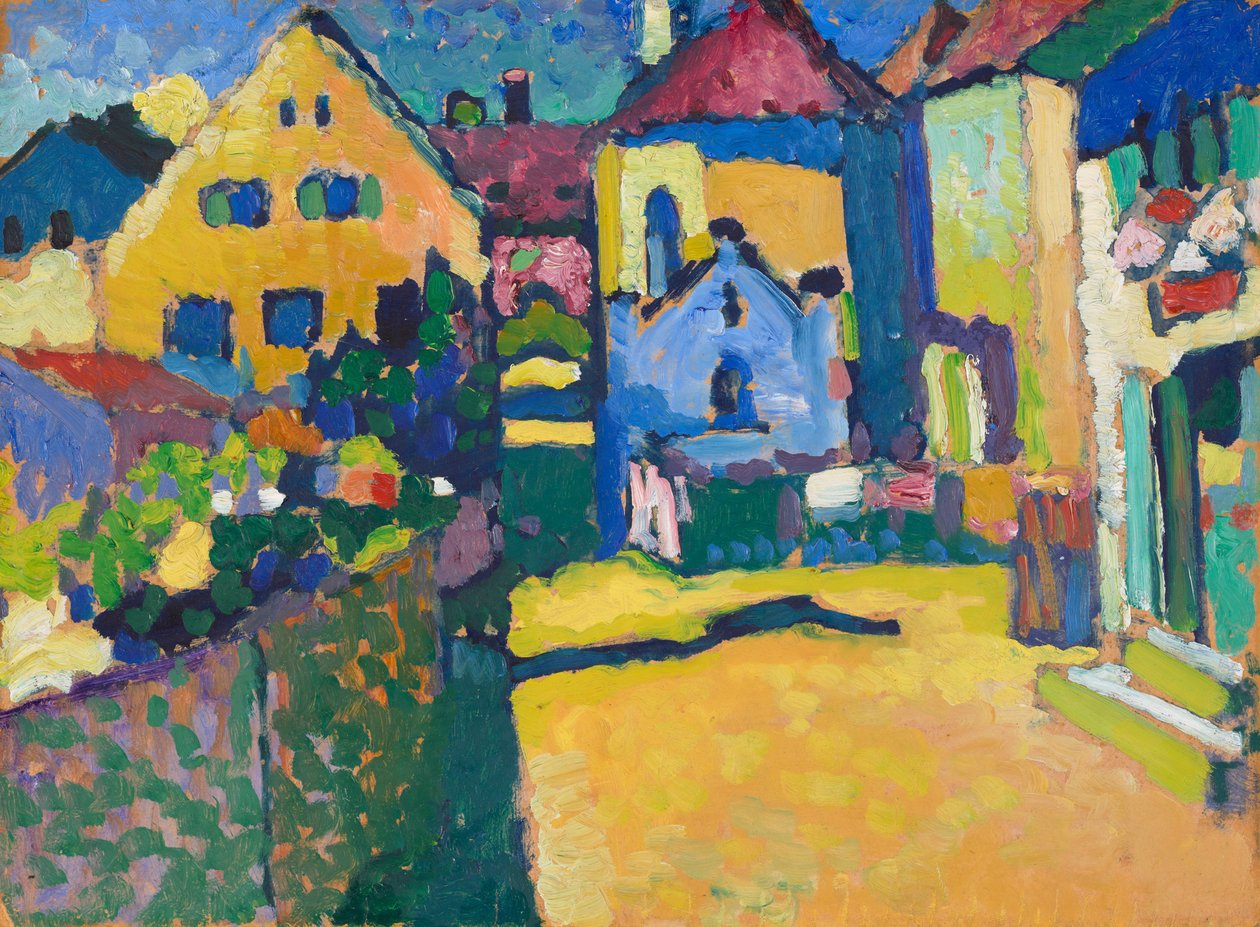 Murnau – Grüngasse af Wassily Kandinsky