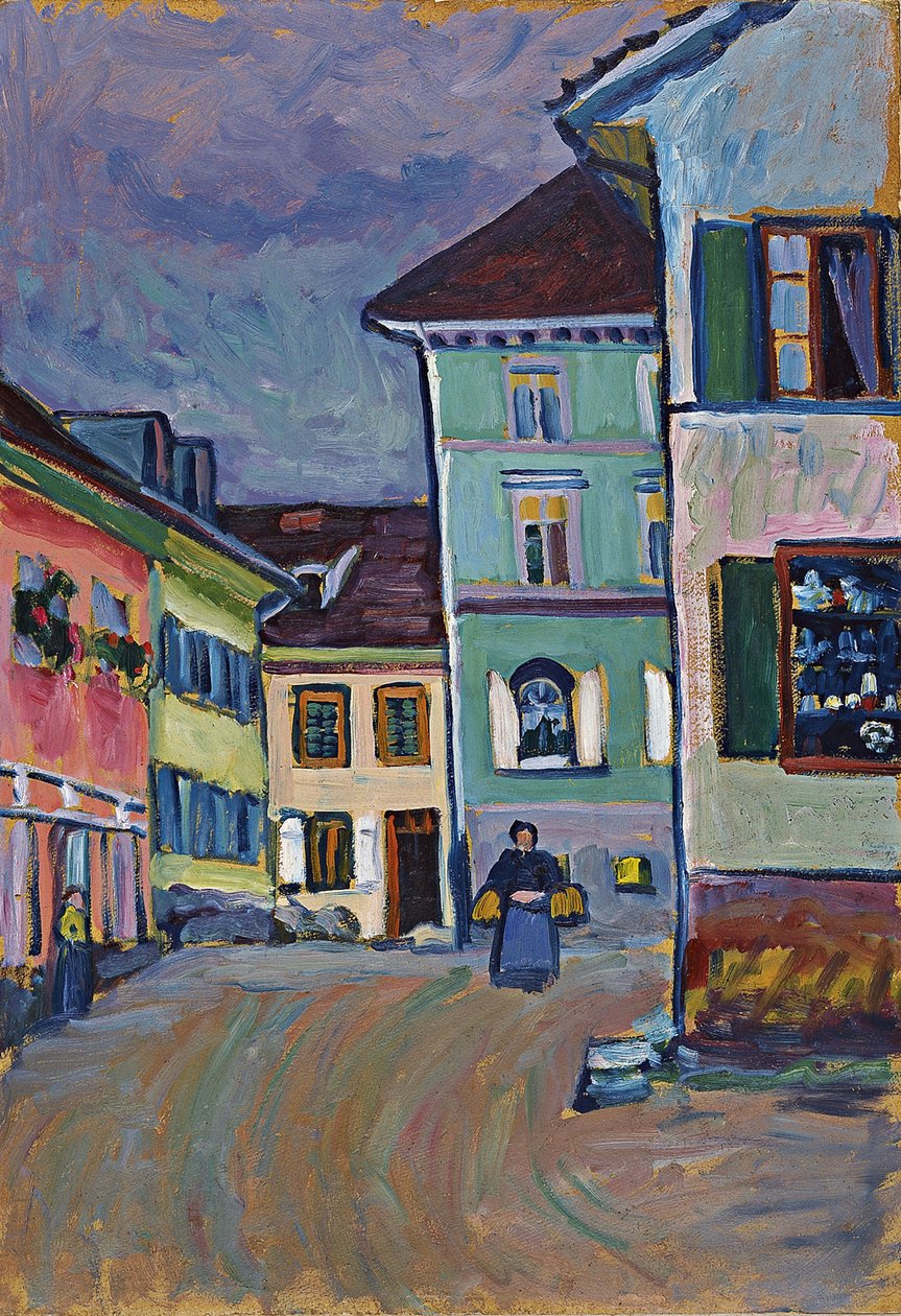 Murnau. Johannisstrasse, 1908 af Wassily Kandinsky