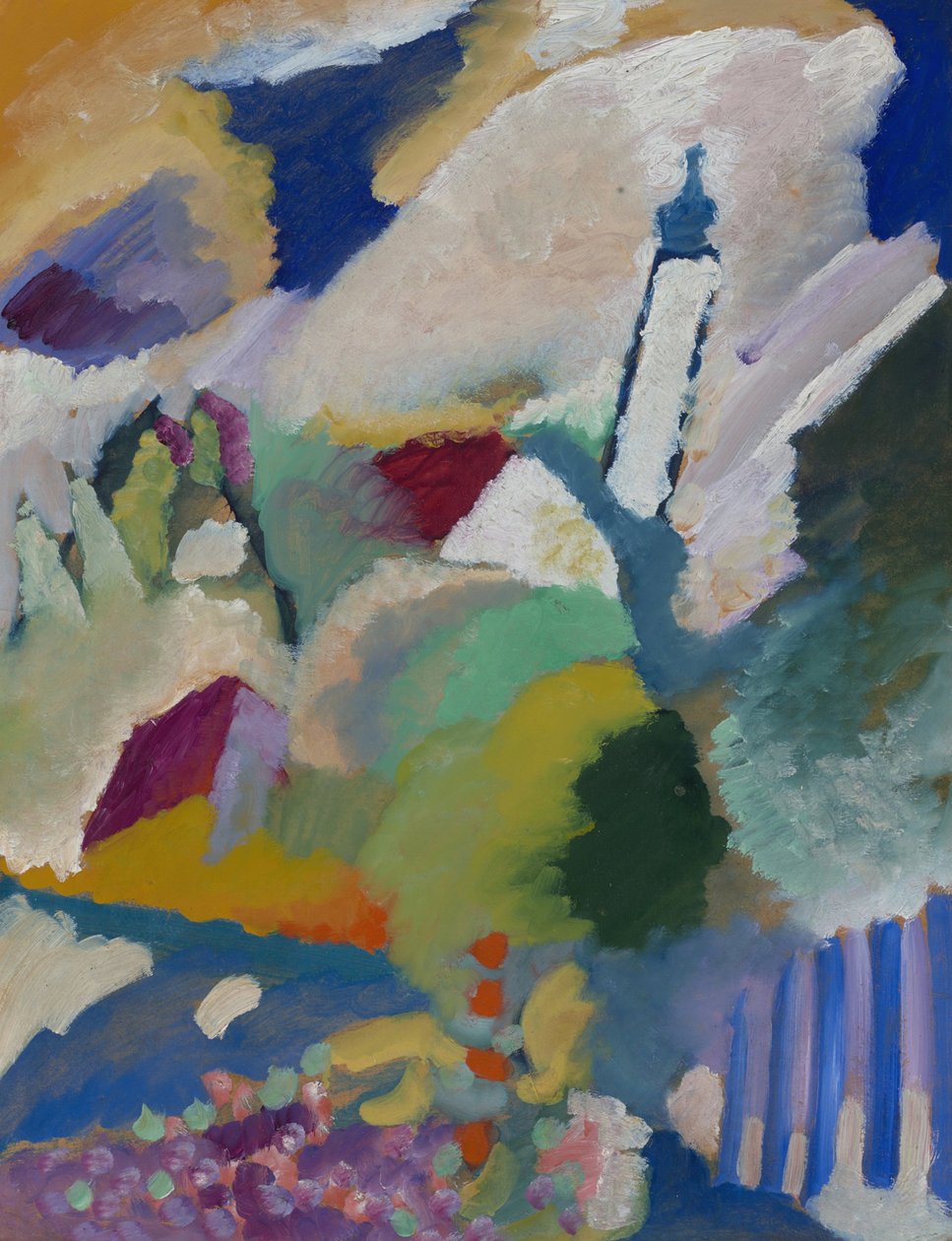 Murnau med Kirke I af Wassily Kandinsky