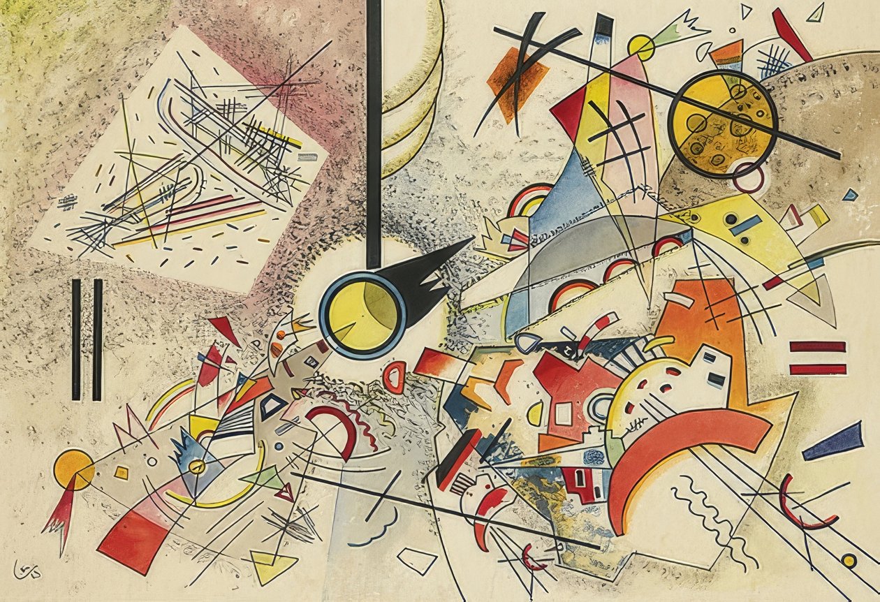 Uden titel. 1923 af Wassily Kandinsky