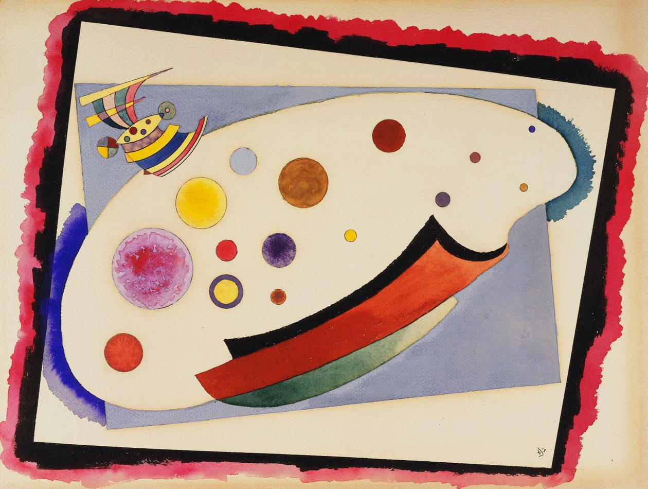 Oval anime af Wassily Kandinsky