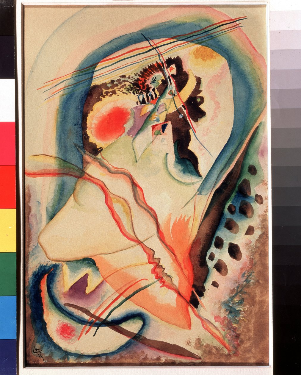 Painter Vine (Pointles Painting). Ouverre de Wassily Kandinsky (Au Wassily Kandinsky au Kandinskyz af Wassily Kandinsky
