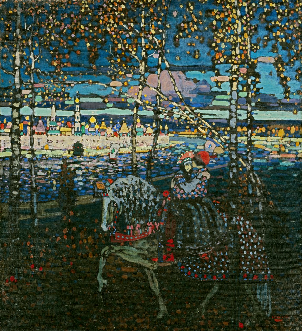 Et par til hest af Wassily Kandinsky
