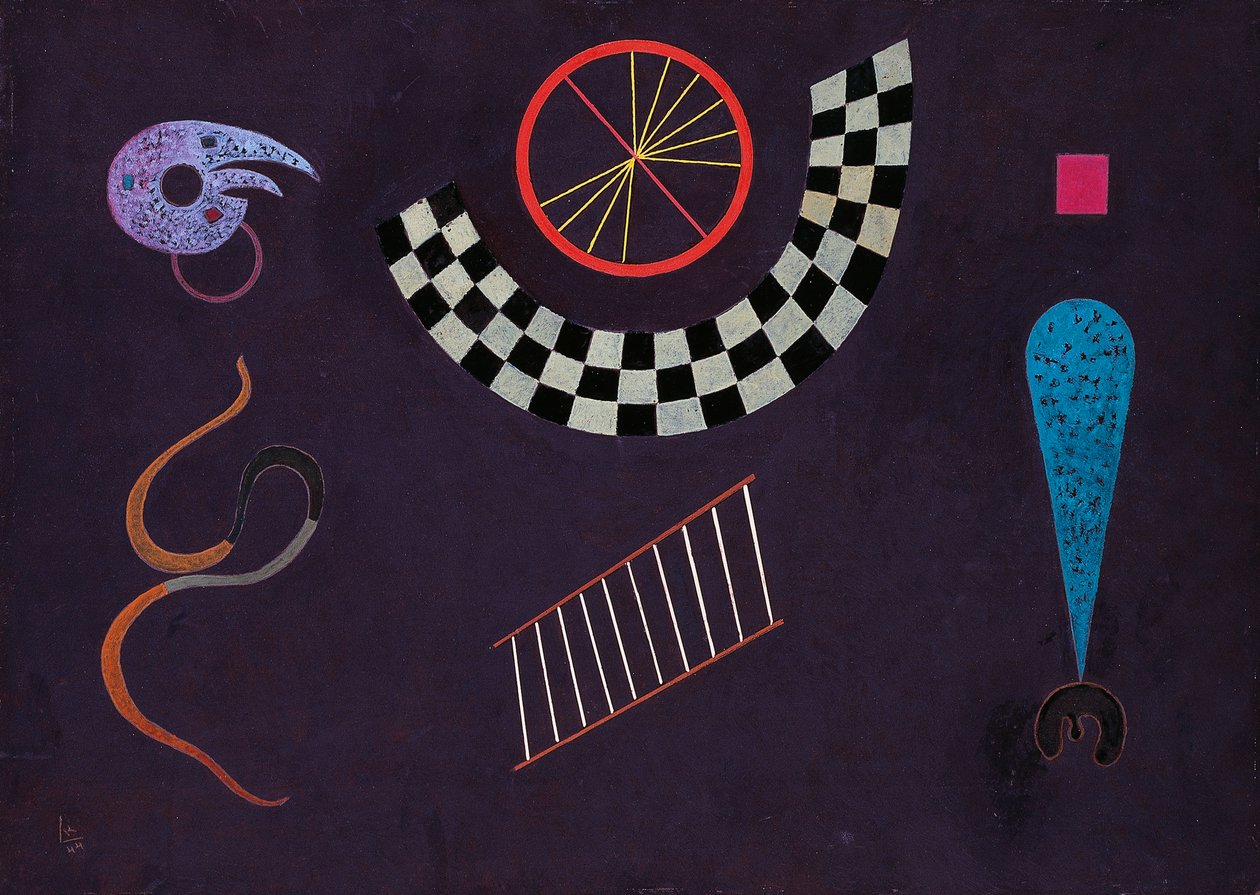 Bånd med firkanter af Wassily Kandinsky (1866-1944) af Wassily Kandinsky
