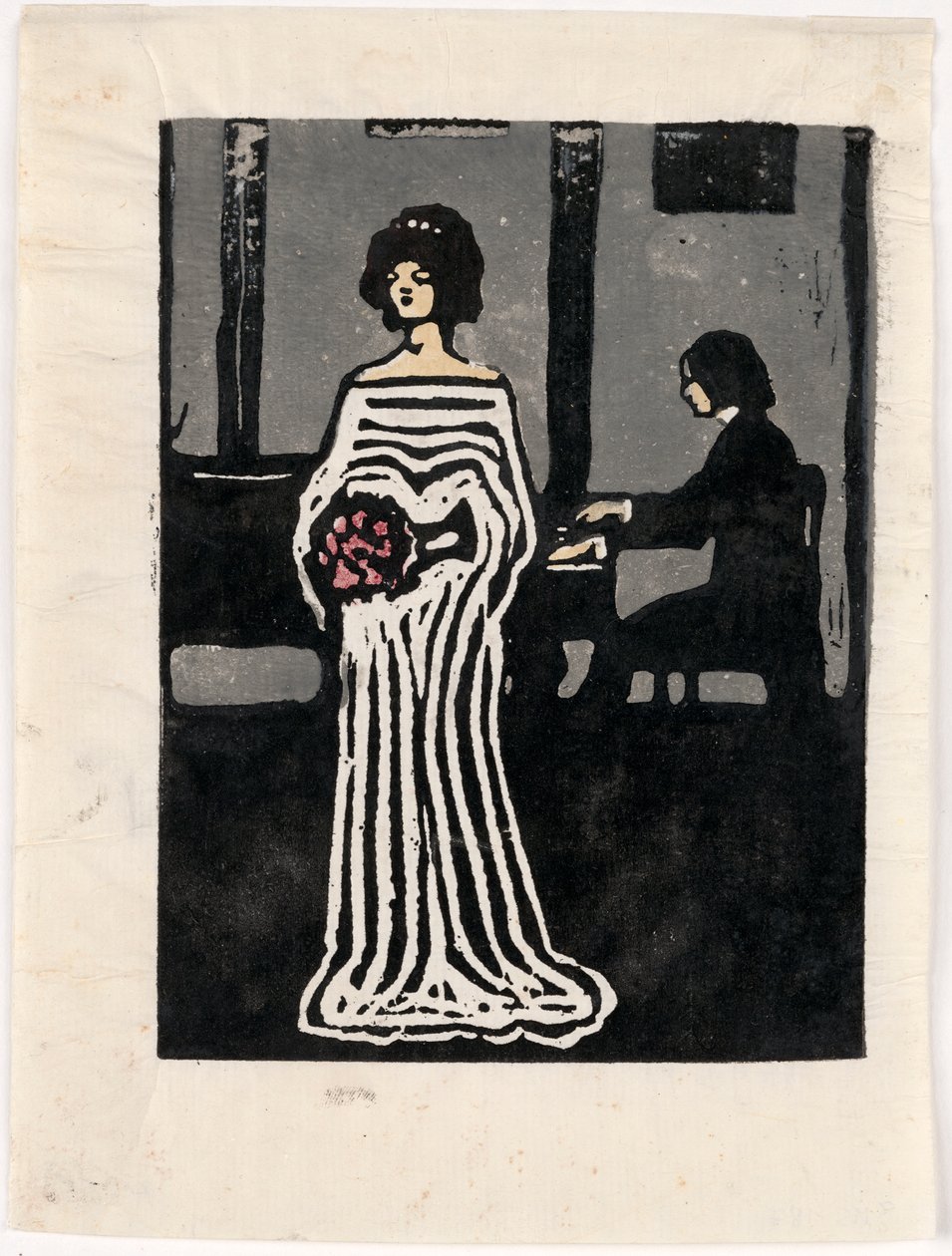 Sangerinde (anden tilstand) af Wassily Kandinsky