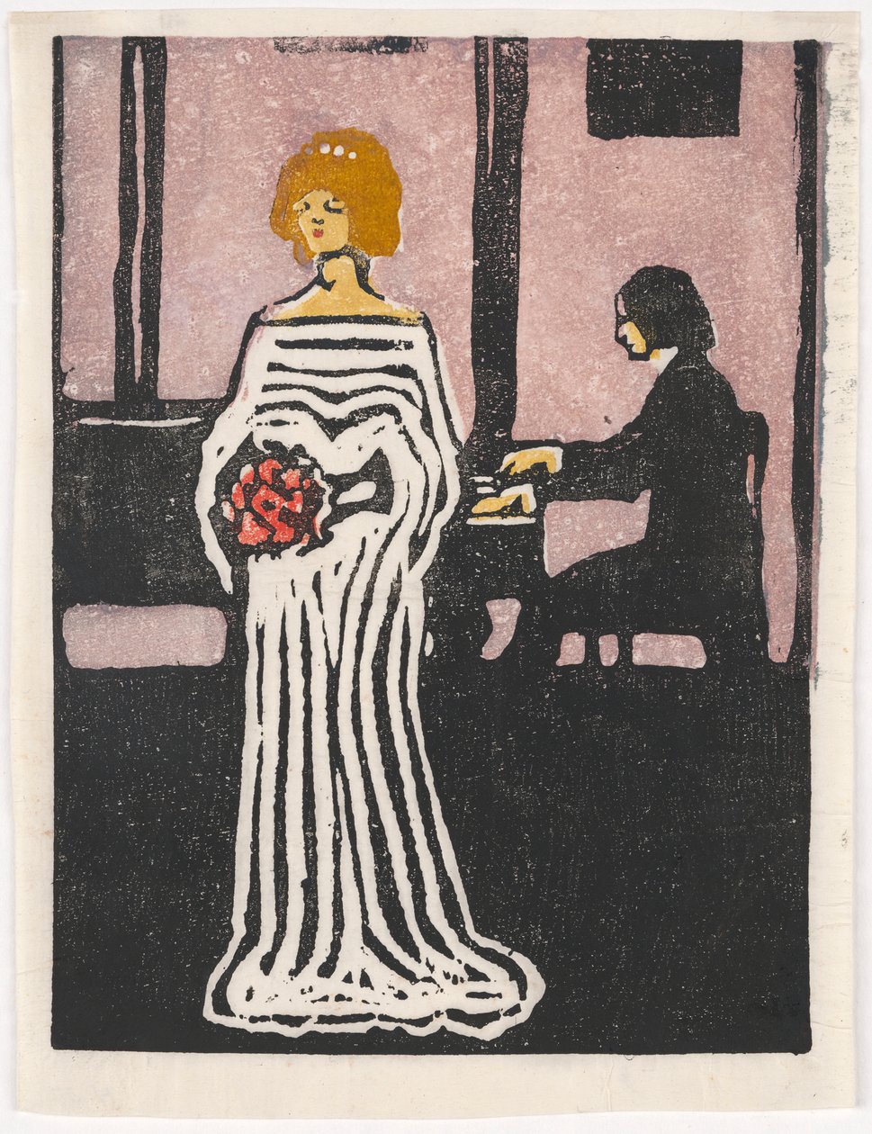 Sangerinde (Anden tilstand) af Wassily Kandinsky