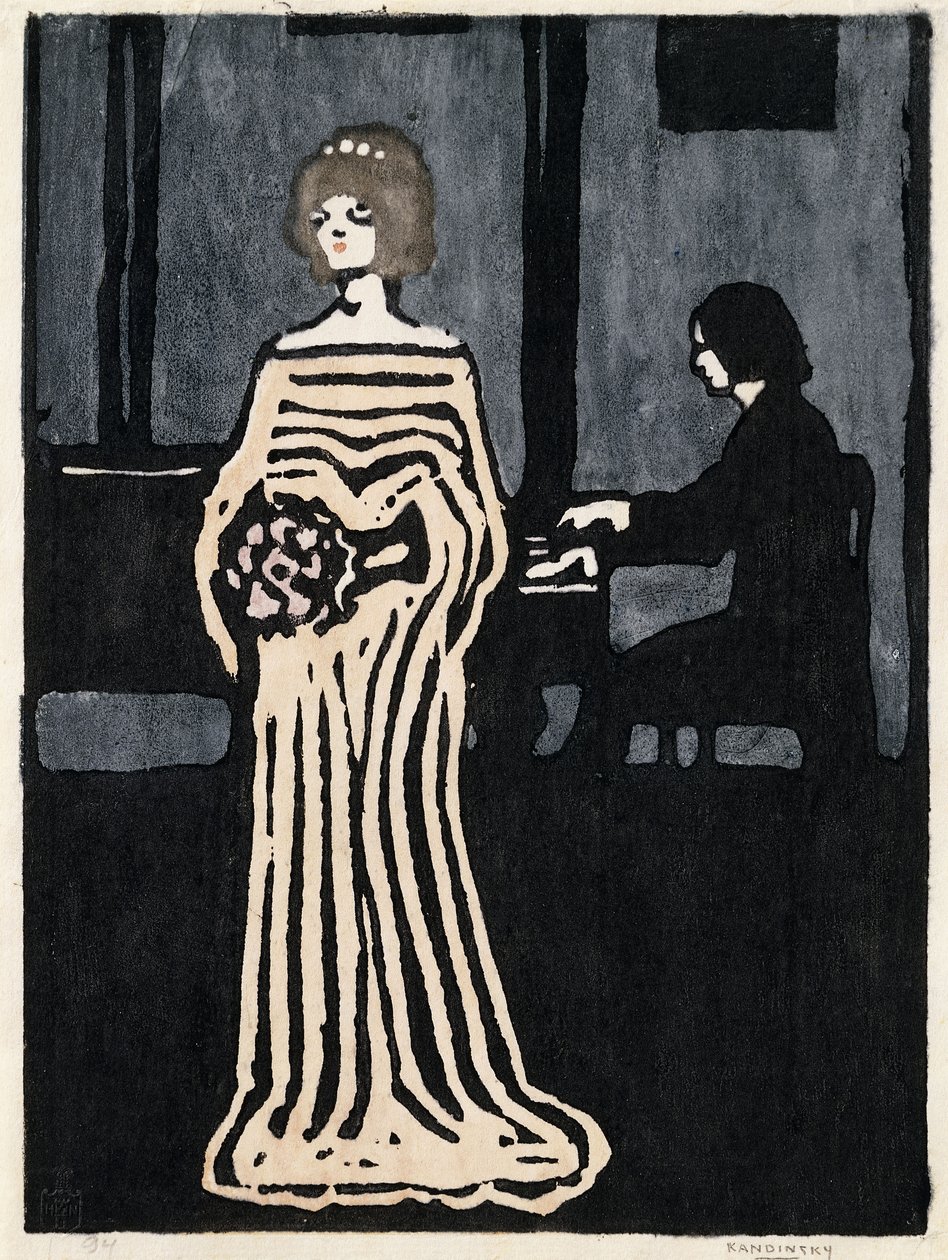 Sangerin af Wassily Kandinsky