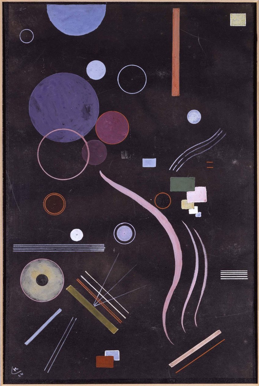 "" Untitled "" Watercolor by Vassily Kandinsky Dani af Wassily Kandinsky