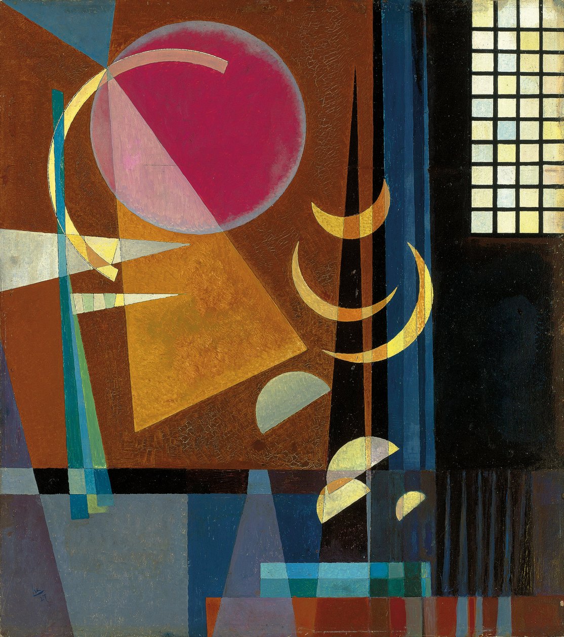 Skarp-Rolig af Wassily Kandinsky