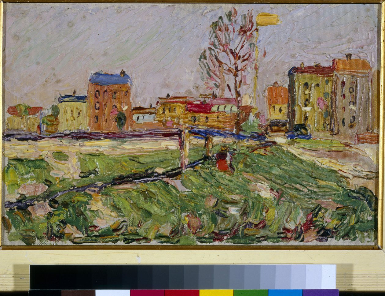 ""Schwabing, München"" Maleri af Vassily Kandinsky (eller Wassily Kandinsky eller Kandinskyj af Wassily Kandinsky