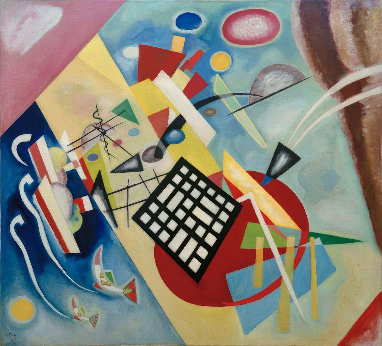 Sort gitter af Wassily Kandinsky
