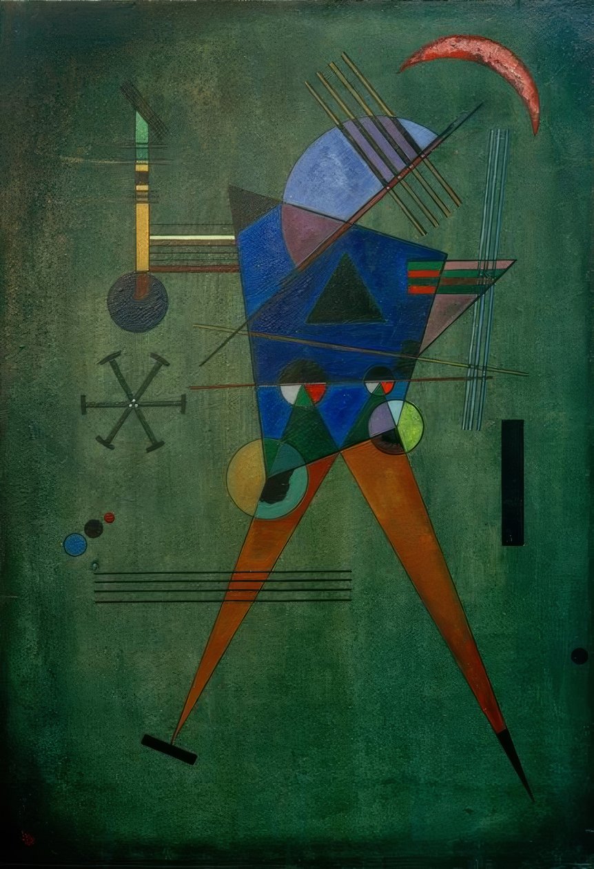 Sort trekant af Wassily Kandinsky