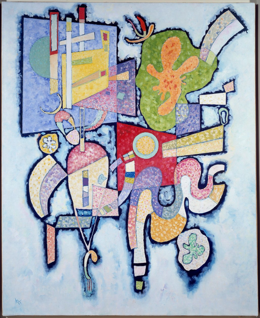 Simple Complexity 1939 (olie på lærred) af Wassily Kandinsky