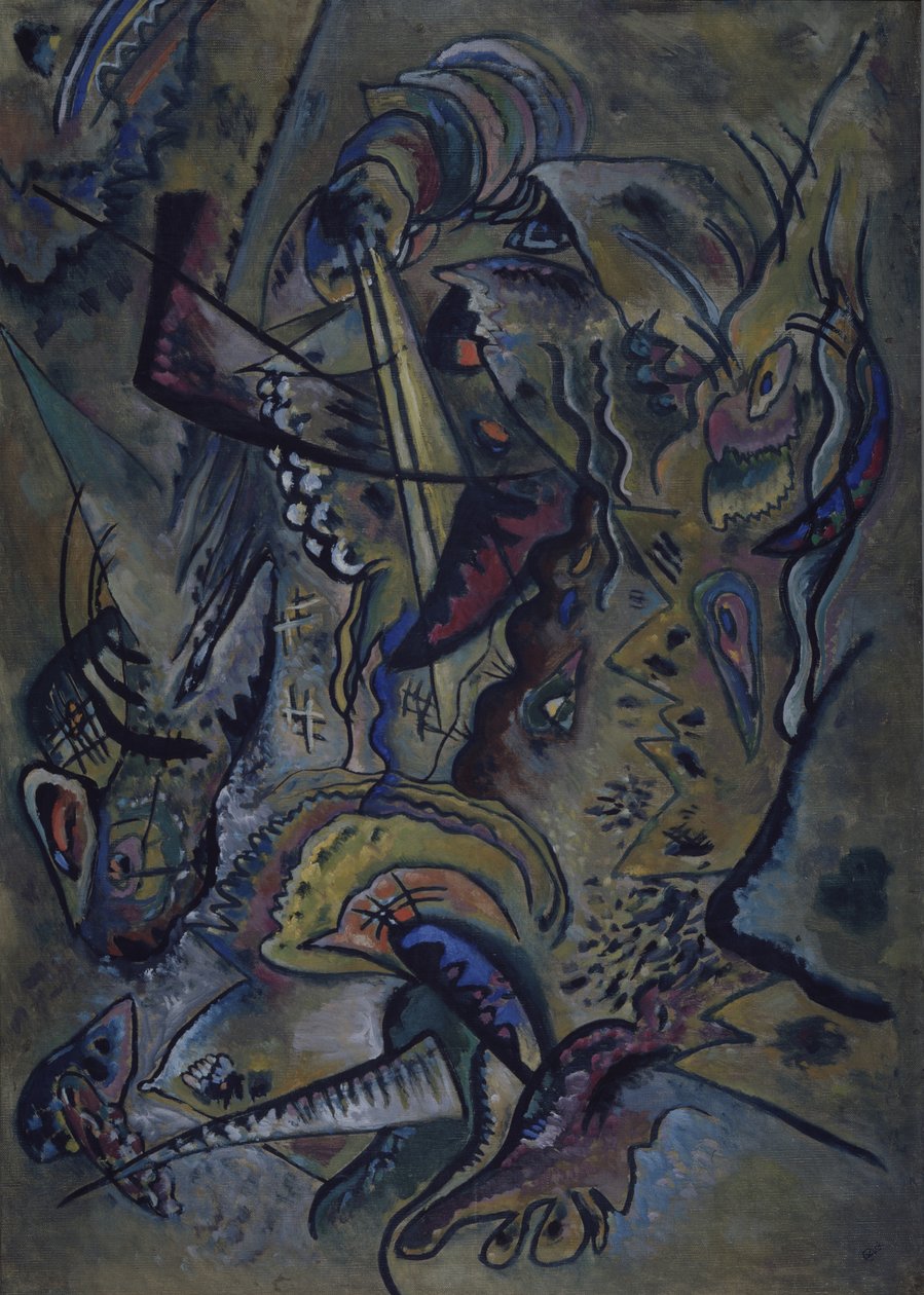 Sydlig, 1917 af Wassily Kandinsky