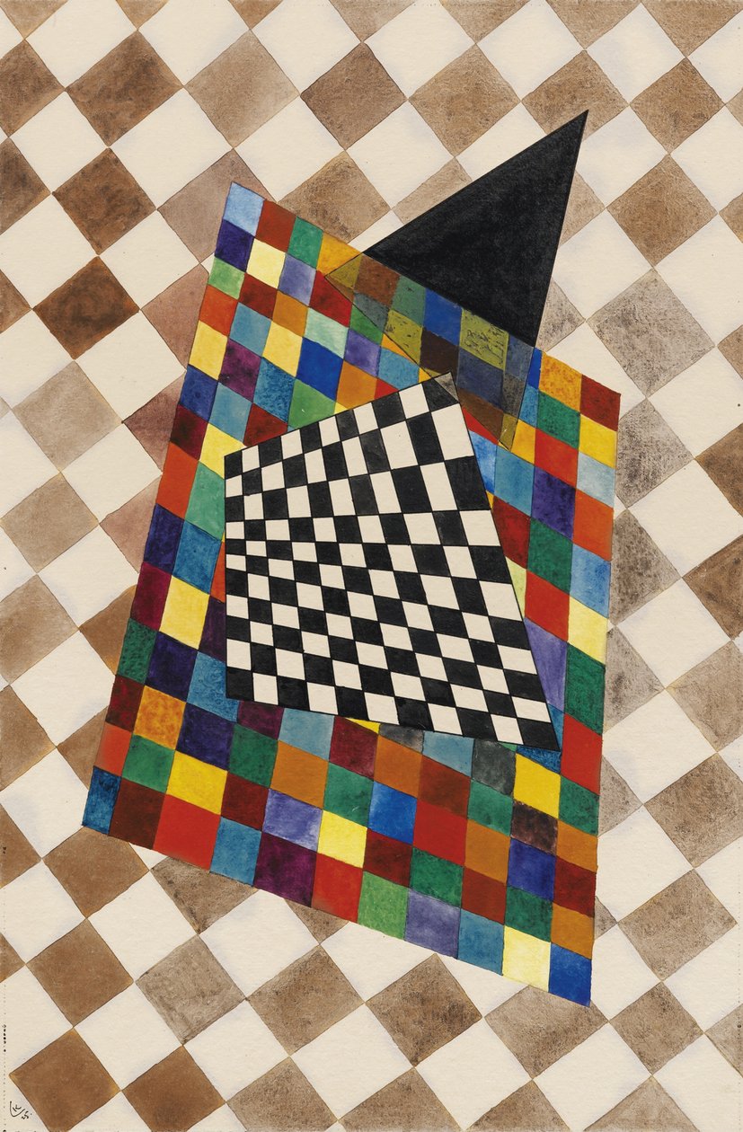 Kvadrat, 1925 af Wassily Kandinsky