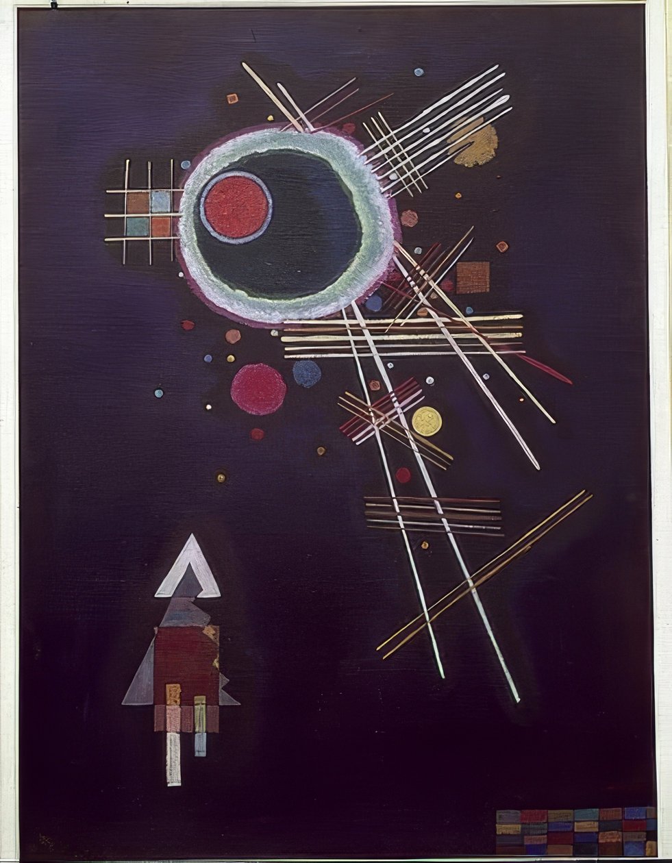 Ray linjer. 1927 af Wassily Kandinsky