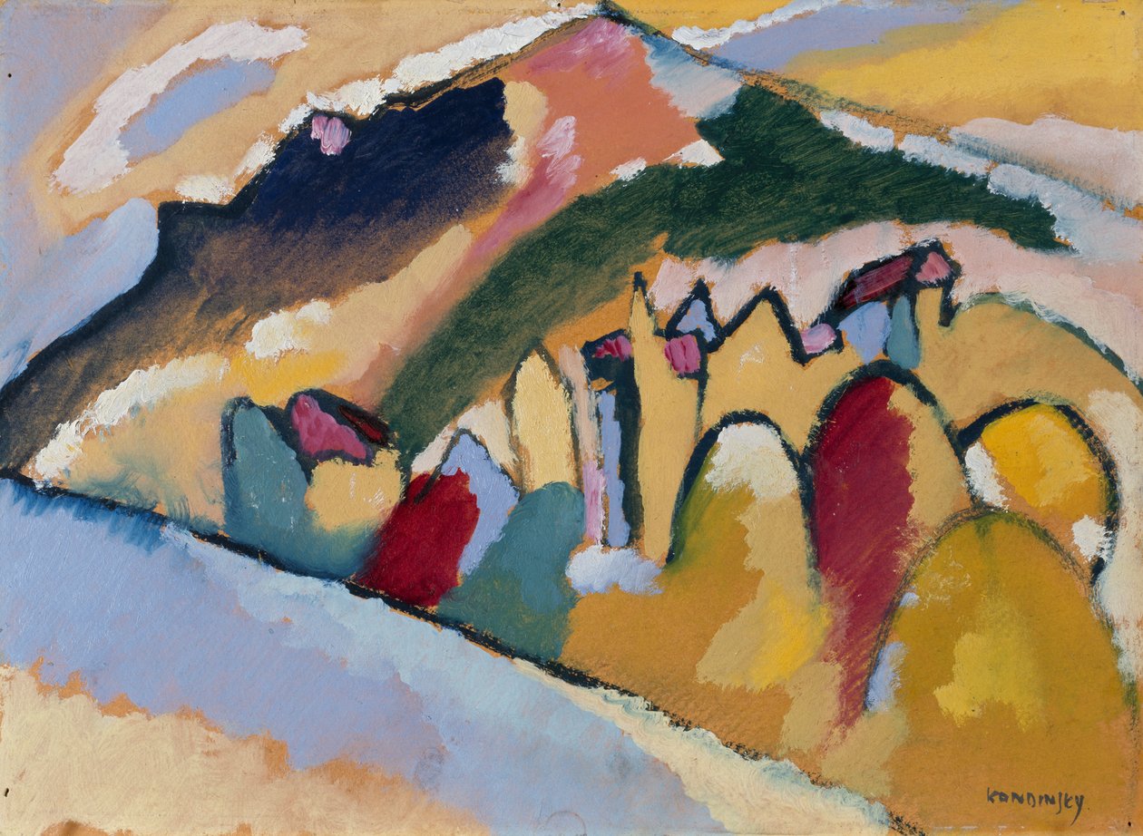 Studie til "Efterår I" af Wassily Kandinsky
