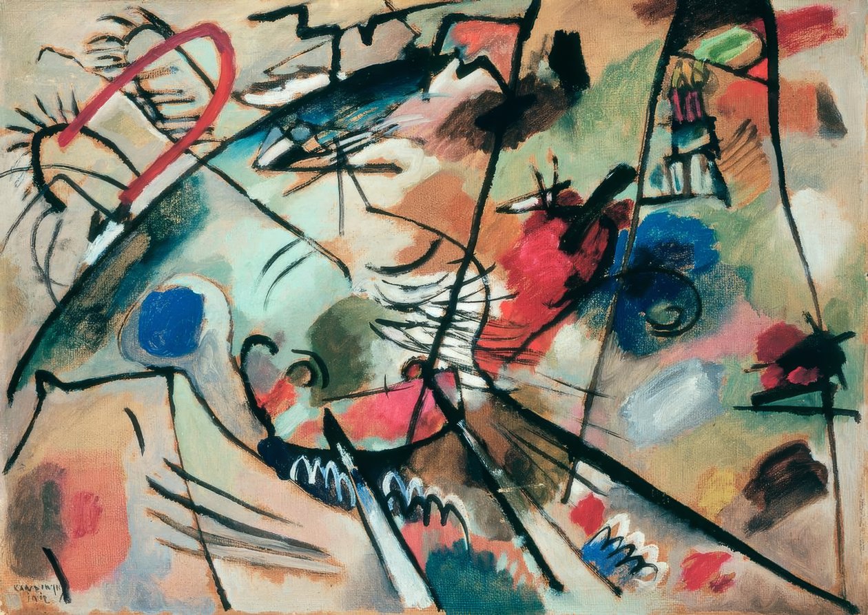 Undersøgelse om improvisation 24 af Wassily Kandinsky