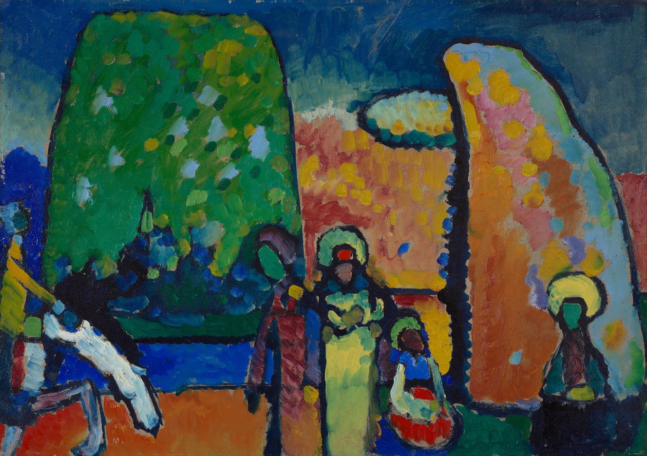 Undersøgelse af »Improvisation nr. 2 (Sorgmarch)« af Wassily Kandinsky