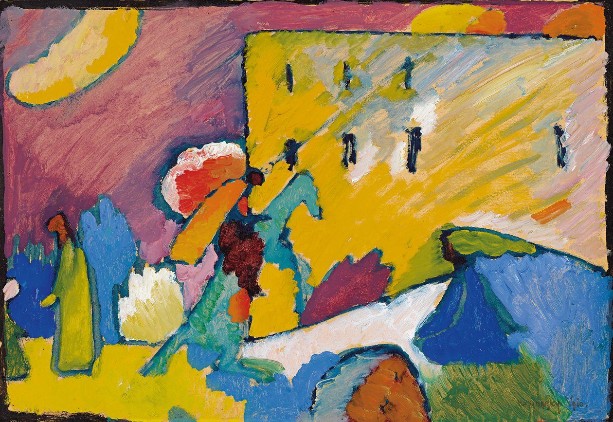 Undersøgelse til improvisation 3 af Wassily Kandinsky