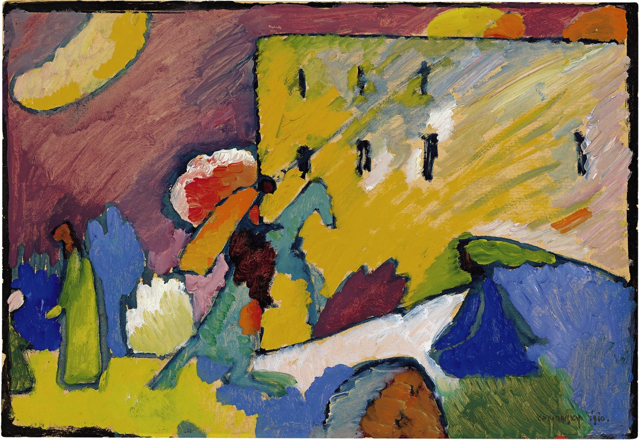 Study for Improvisation 3, 1909 af Wassily Kandinsky