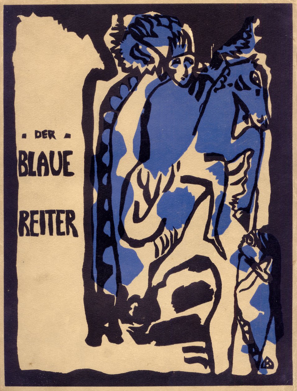 Den blå rytter, 1912 af Wassily Kandinsky