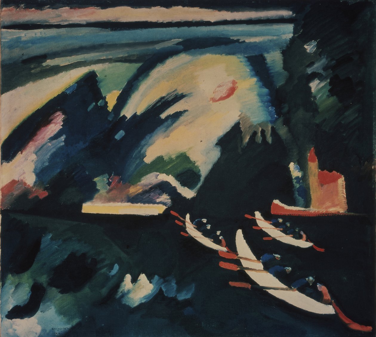 Søen, 1910 af Wassily Kandinsky