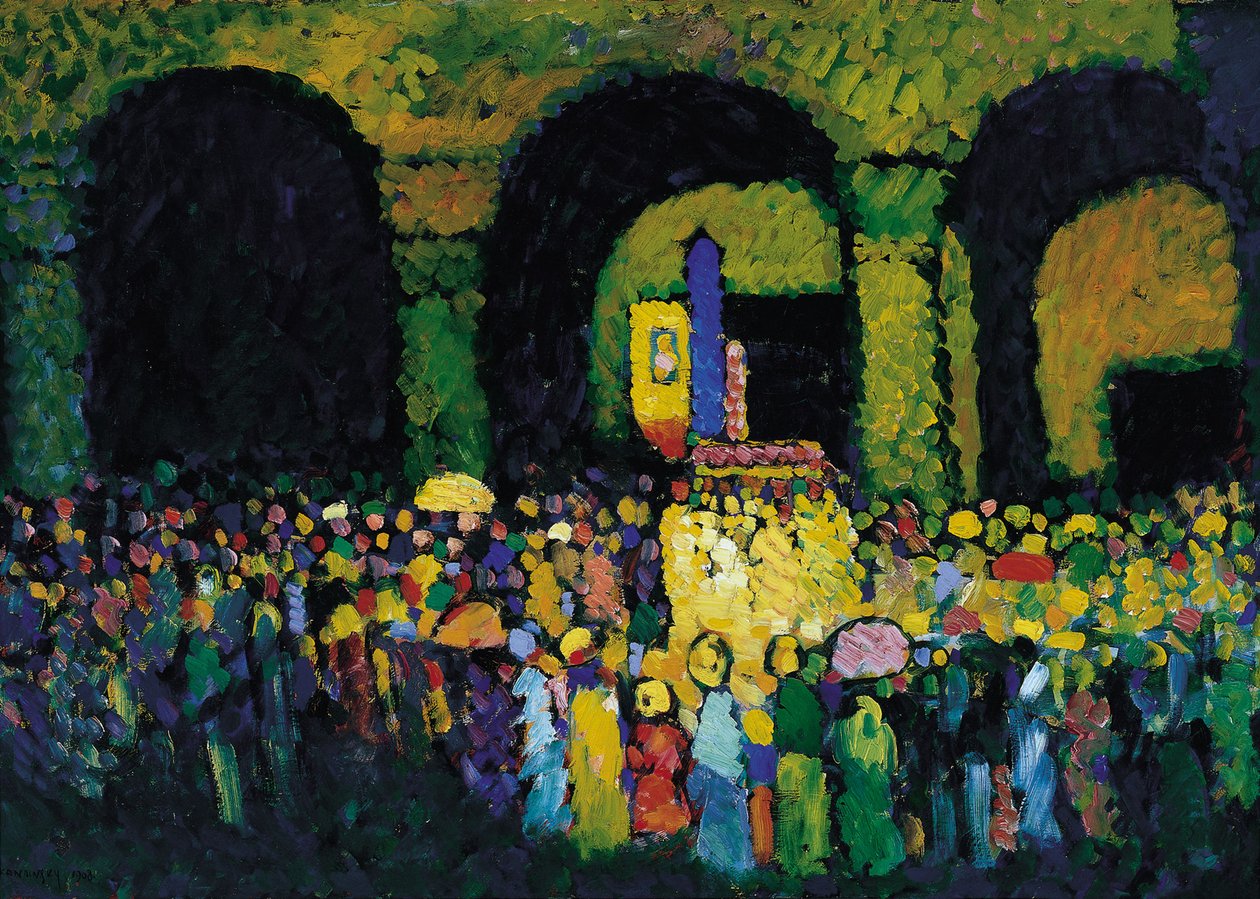 Ludwigskirche i München, 1908 af Wassily Kandinsky
