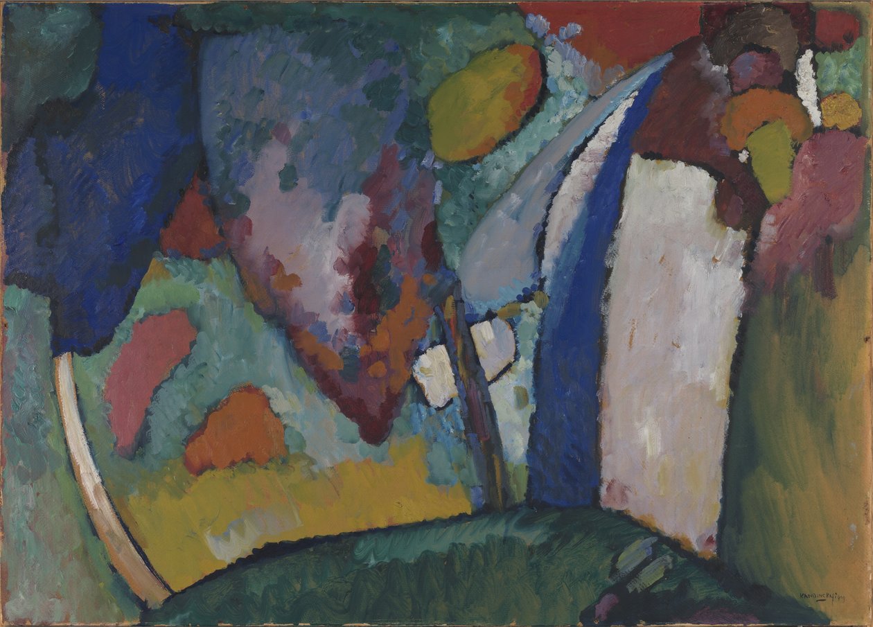 Vandfaldet af Wassily Kandinsky