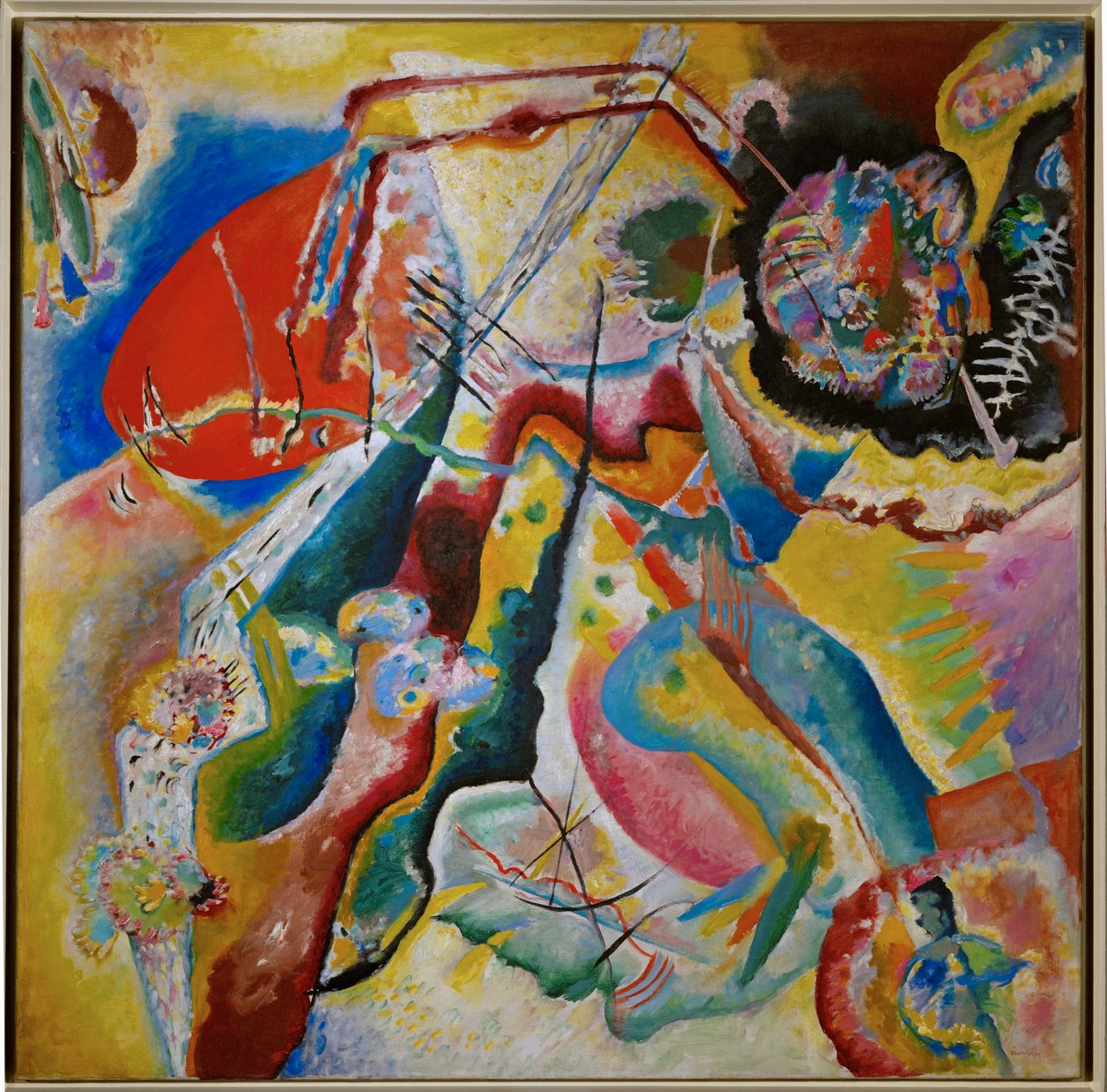 Den røde plet af Wassily Kandinsky