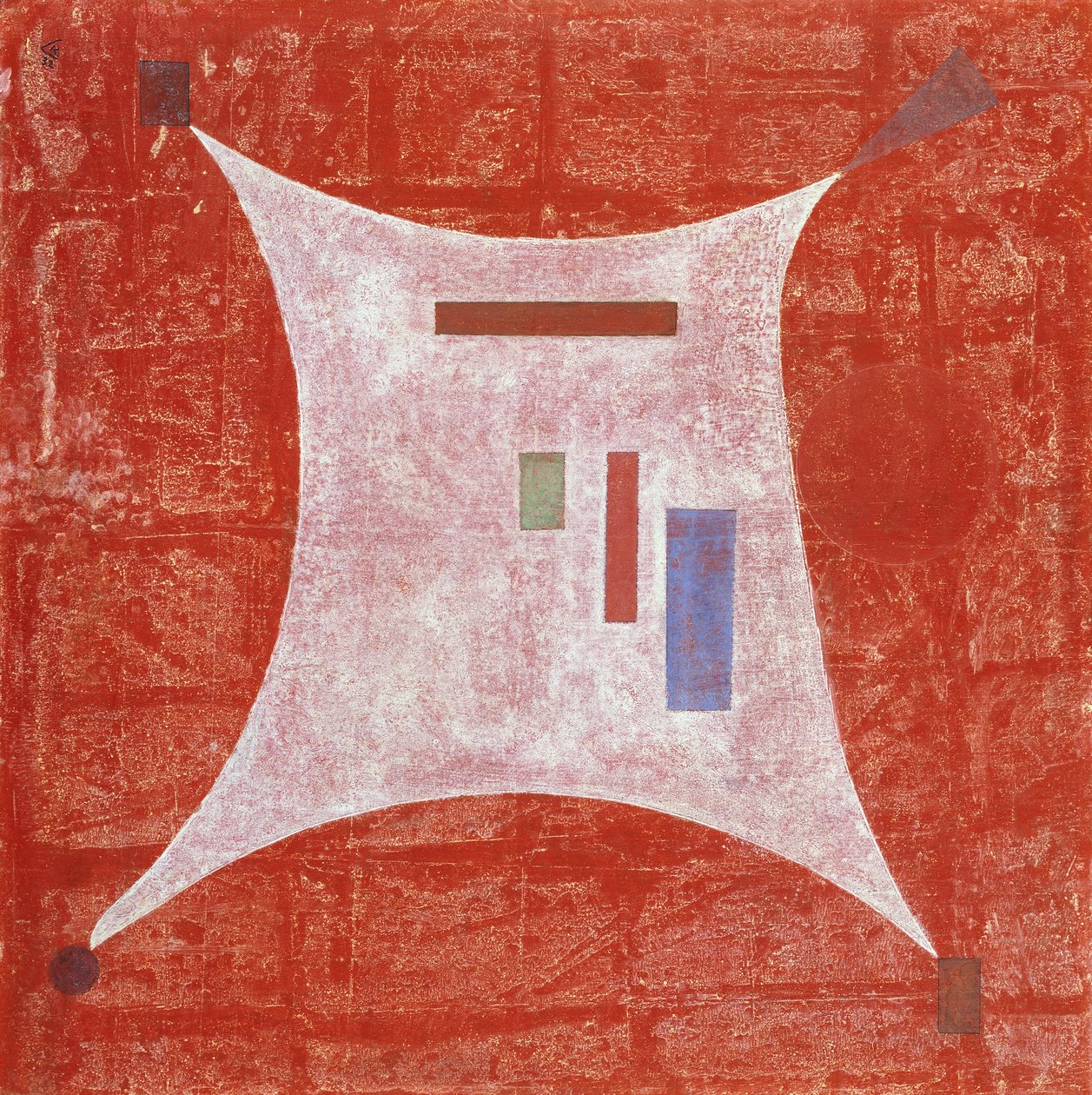 Til de fire hjørner af Wassily Kandinsky