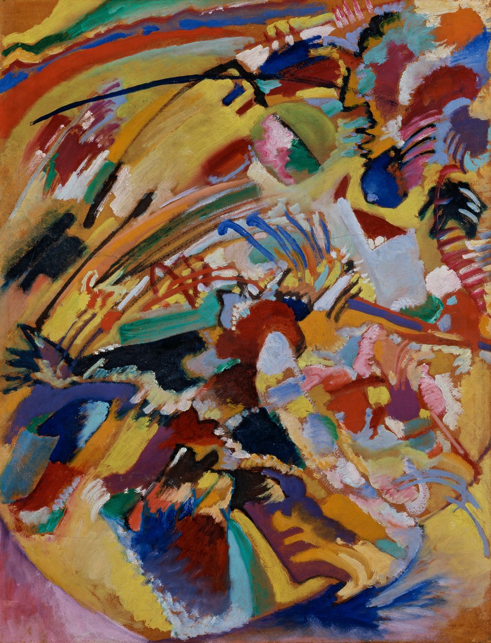 Unavngiven improvisation I af Wassily Kandinsky